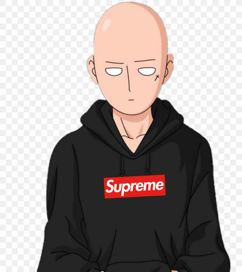 Supreme Hoodie Image One Punch Man Desktop Wallpaper, PNG, 1024x1150px, Supreme, Animated Cartoon, Bathing Ape, Drawing, Fictional Character Download Free