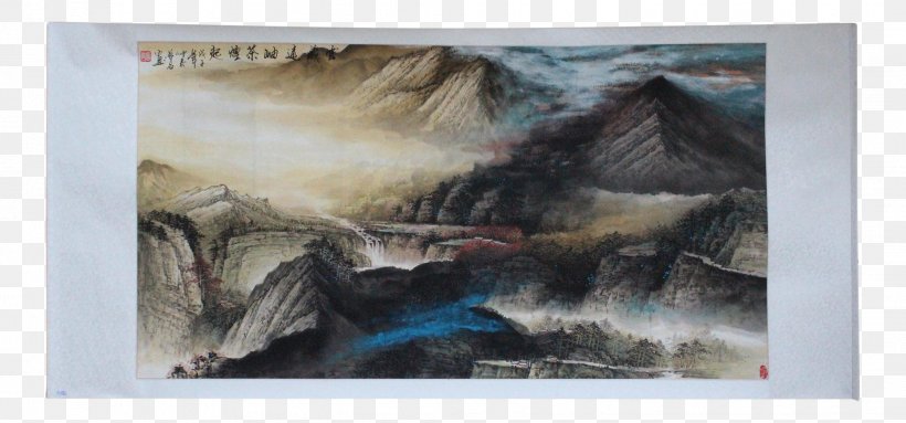 Watercolor Painting Hanging Scroll Japanese Painting, PNG, 2066x967px, Painting, Art, Artwork, Brush, Chinese Painting Download Free