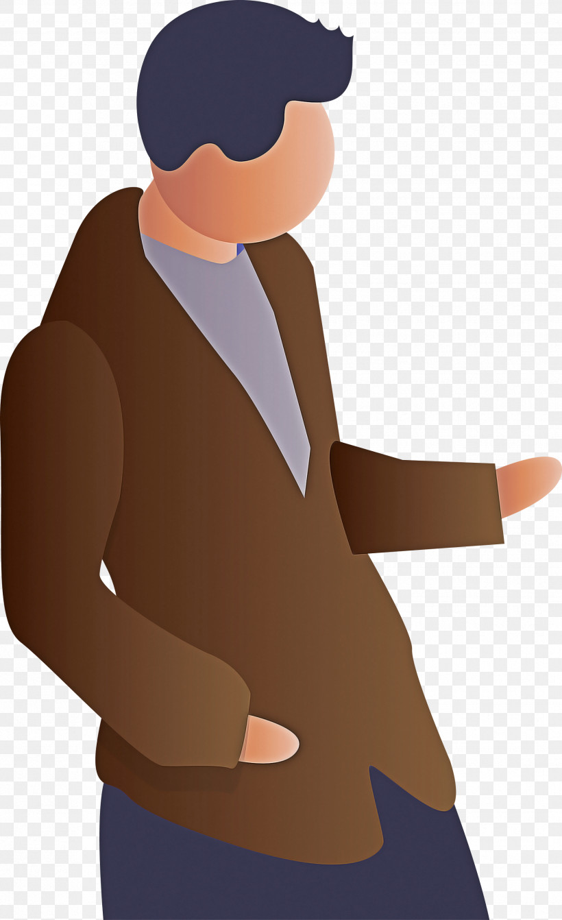 Cartoon Standing Outerwear Gesture Hand, PNG, 1832x3000px, Abstract Man, Businessperson, Cartoon, Cartoon Man, Finger Download Free