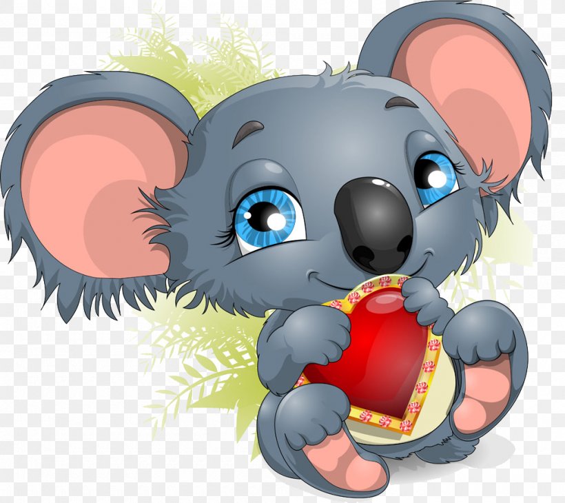 Koala Bear Sloth Shutterstock Illustration, PNG, 1000x891px, Watercolor, Cartoon, Flower, Frame, Heart Download Free