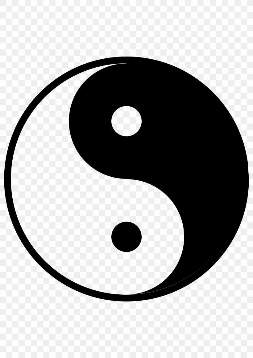 Yin And Yang Clip Art, PNG, 1697x2400px, Yin And Yang, Area, Black And White, Cdr, Drawing Download Free