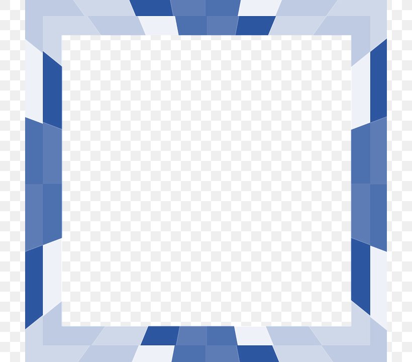 Blue Square Geometry Shape, PNG, 720x720px, Blue, Area, Electric Blue, Film Frame, Geometric Shape Download Free