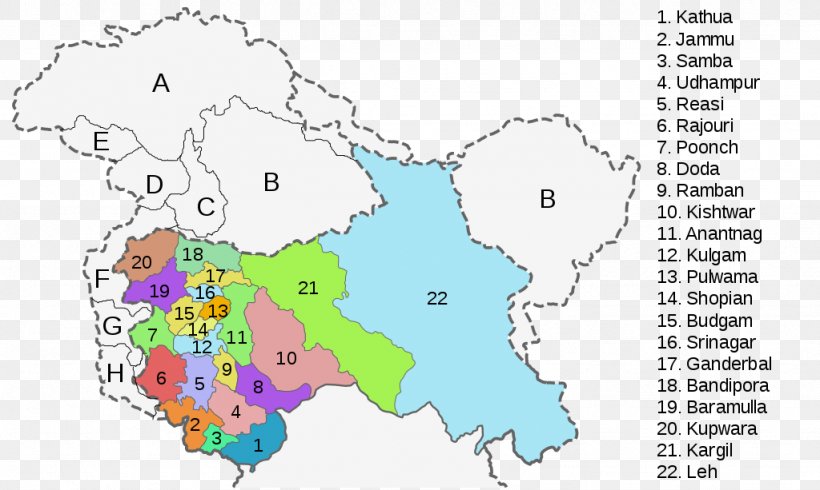 Kashmir Pulwama District Jammu Shopian District Poonch District, India, PNG, 1024x613px, Kashmir, Area, Azad Kashmir, Diagram, Ecoregion Download Free