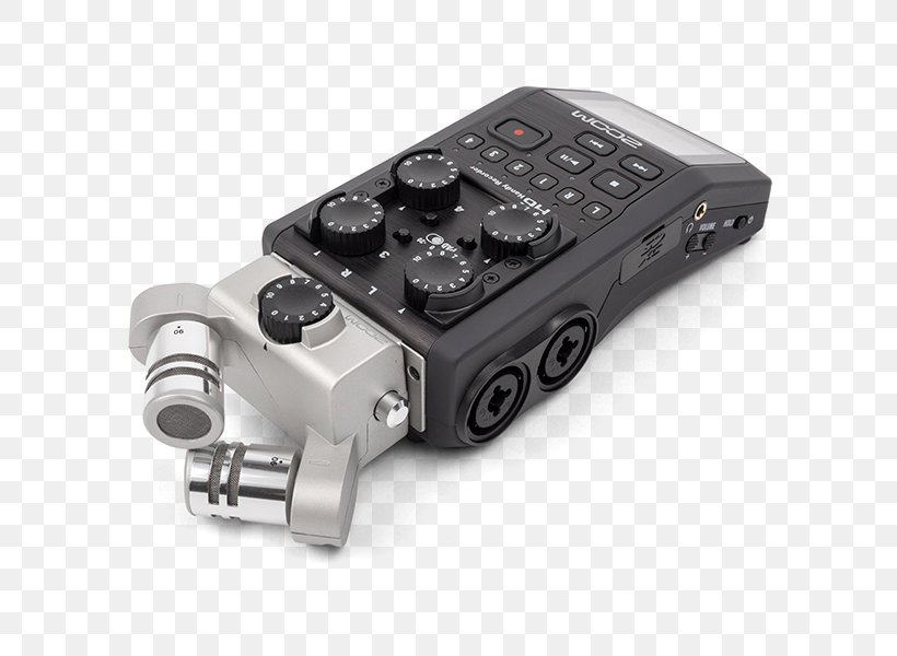 Microphone Zoom Corporation Zoom H4n Handy Recorder Zoom H6 Sound Recording And Reproduction, PNG, 600x600px, Microphone, Audio, Effects Processors Pedals, Electronics, Electronics Accessory Download Free
