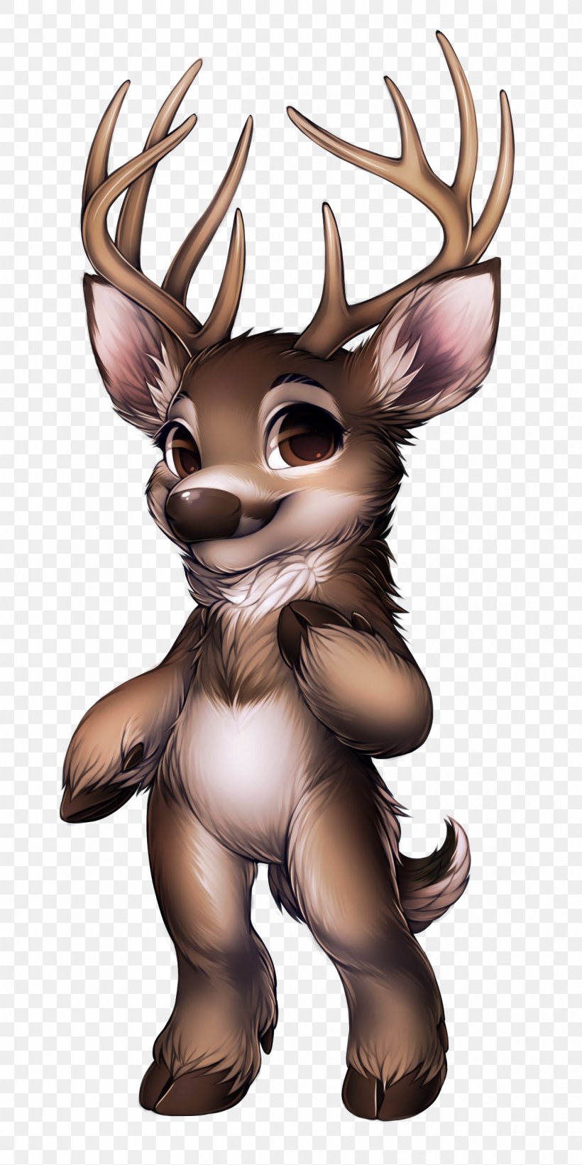 Reindeer White-tailed Deer Antler Fallow Deer, PNG, 1200x2402px, Reindeer, Antler, Art, Carnivoran, Color Download Free