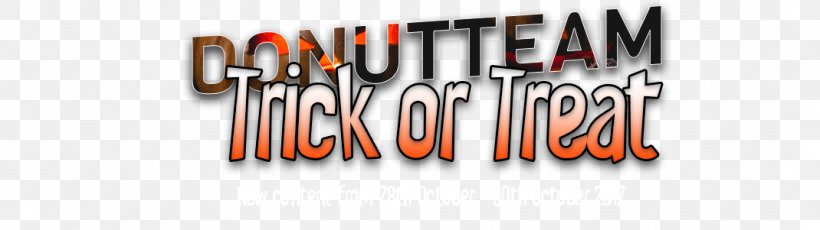 Donuts Logo Brand Trick-or-treating Video Game, PNG, 1070x301px, Donuts, Banner, Brand, Logo, Orange Download Free