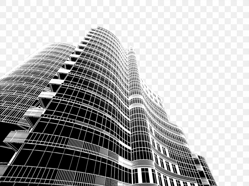 Skyscraper Facade Headquarters Brutalist Architecture Building, PNG, 1582x1186px, Skyscraper, Architecture, Black And White, Brutalist Architecture, Building Download Free