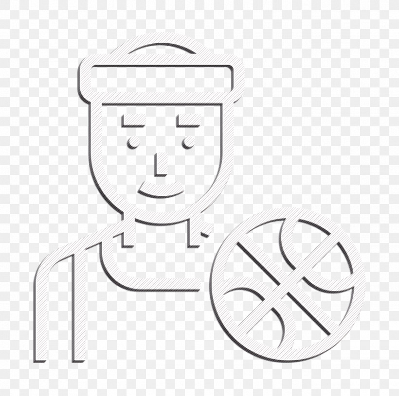 Career Icon Basketball Player Icon, PNG, 1318x1310px, Career Icon, Basketball Player Icon, Blackandwhite, Line Art, Logo Download Free