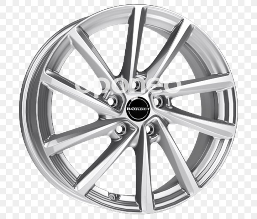 Alloy Wheel Car Autofelge BORBET GmbH Tire, PNG, 700x700px, Alloy Wheel, Auto Part, Autofelge, Automotive Tire, Automotive Wheel System Download Free