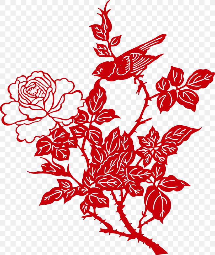 Papercutting Cut Flowers Chinese Paper Cutting, PNG, 2066x2450px, Paper, Black And White, Branch, Chinese Paper Cutting, Cut Flowers Download Free