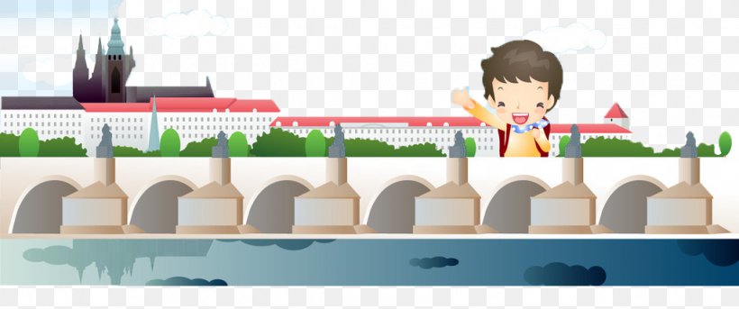 Travel Illustration, PNG, 1024x429px, Travel, Architecture, Boy, Building, Cartoon Download Free