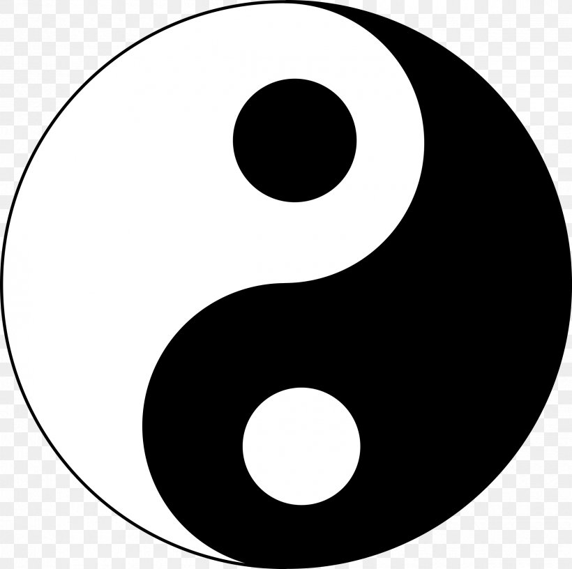 Yin And Yang Clip Art, PNG, 2400x2390px, Yin And Yang, Area, Black And White, Monochrome, Monochrome Photography Download Free