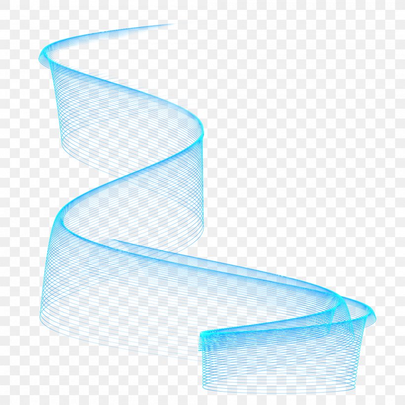 Blue Curve Clip Art, PNG, 2000x2000px, Blue, Color, Curve, Ribbon, Software Download Free