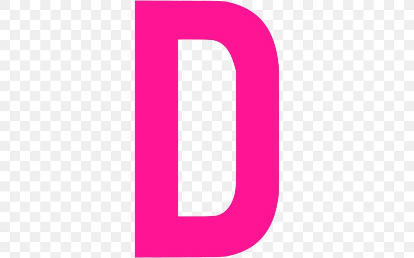 Розовая буква д