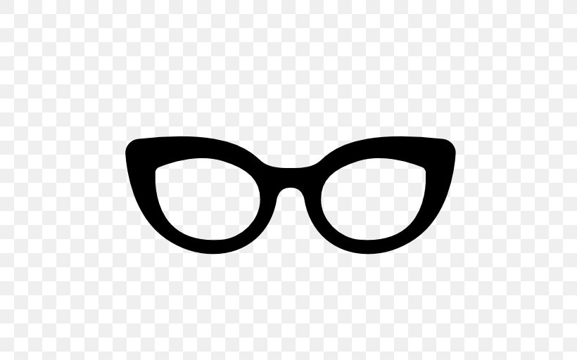 Cat Eye Glasses Sunglasses Eyewear, PNG, 512x512px, Glasses, Black, Black And White, Brand, Cat Eye Glasses Download Free