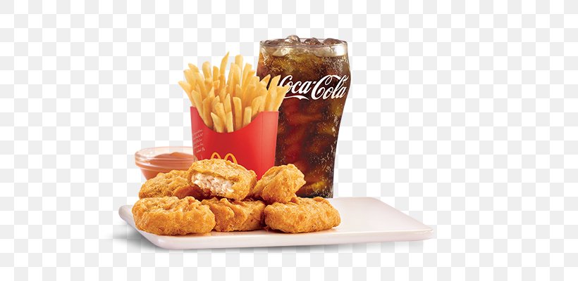 McDonald's Chicken McNuggets Coca-Cola Value Meal Breakfast Junk Food, PNG, 700x400px, Cocacola, American Food, Appetizer, Breakfast, Chicken Nugget Download Free