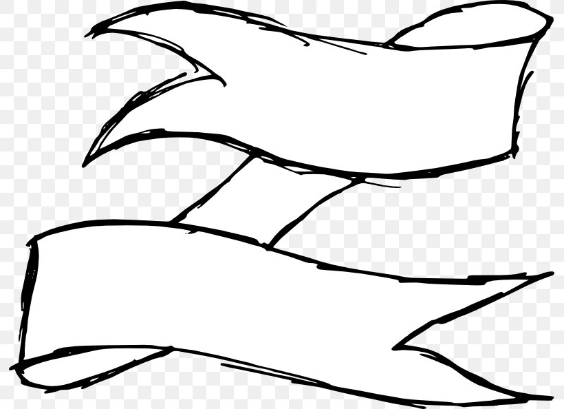 Ribbon Drawing Black And White Clip Art, PNG, 793x594px, Ribbon, Art, Artwork, Banner, Black Download Free