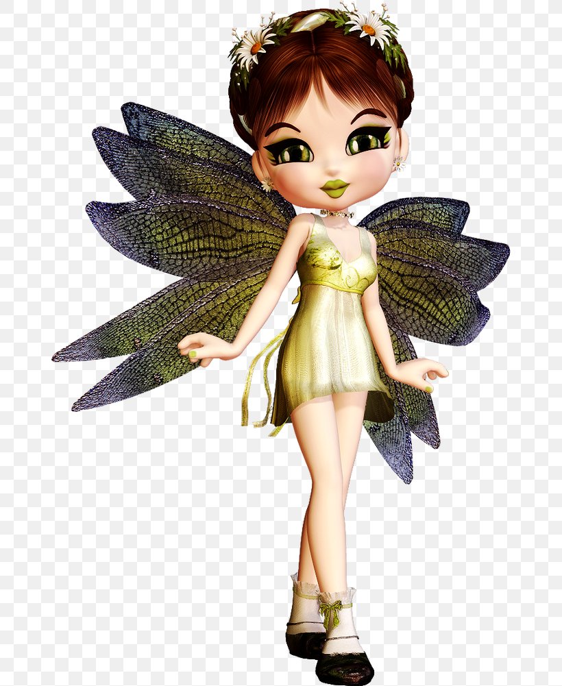Doll Fairy Lutin, PNG, 670x1001px, Doll, Angel, Art Doll, Barbie, Brown Hair Download Free