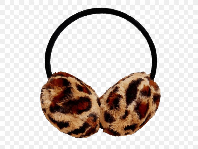 Fur Ear Audio Equipment Headphones Hair Accessory, PNG, 2343x1758px, Watercolor, Audio Equipment, Brown, Ear, Fashion Accessory Download Free