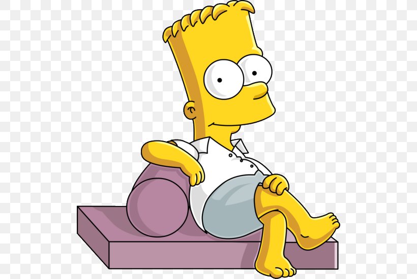 Bart Simpson Lisa Simpson Homer Simpson Marge Simpson Maggie Simpson, PNG, 518x550px, Bart Simpson, Area, Artwork, Beak, Cartoon Download Free