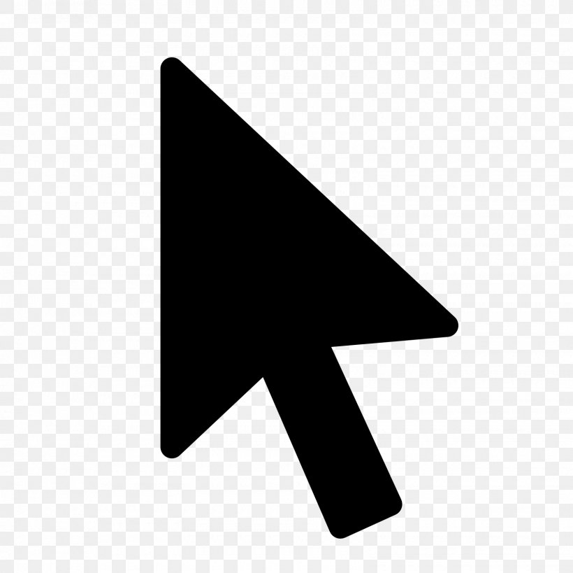 Computer Mouse Pointer Cursor, PNG, 1600x1600px, Computer Mouse, Black, Black And White, Cursor, Monochrome Download Free