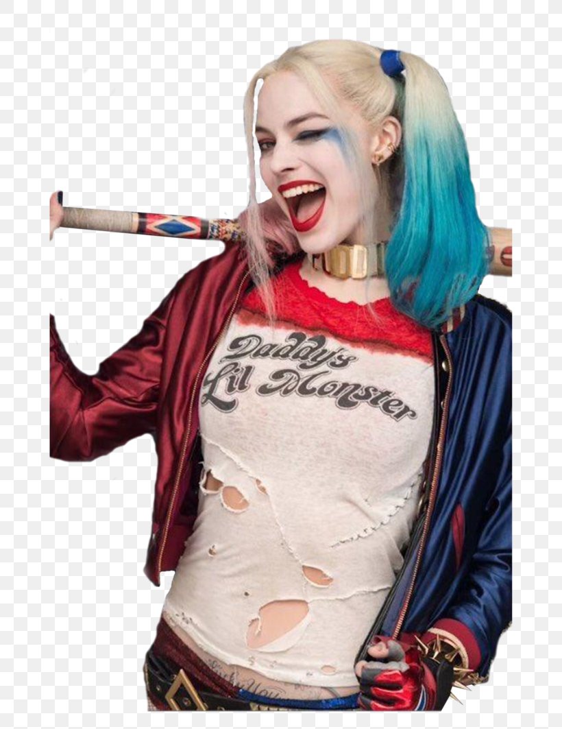 Margot Robbie Harley Quinn Joker Deadshot Batman, PNG, 752x1063px, Watercolor, Cartoon, Flower, Frame, Heart Download Free