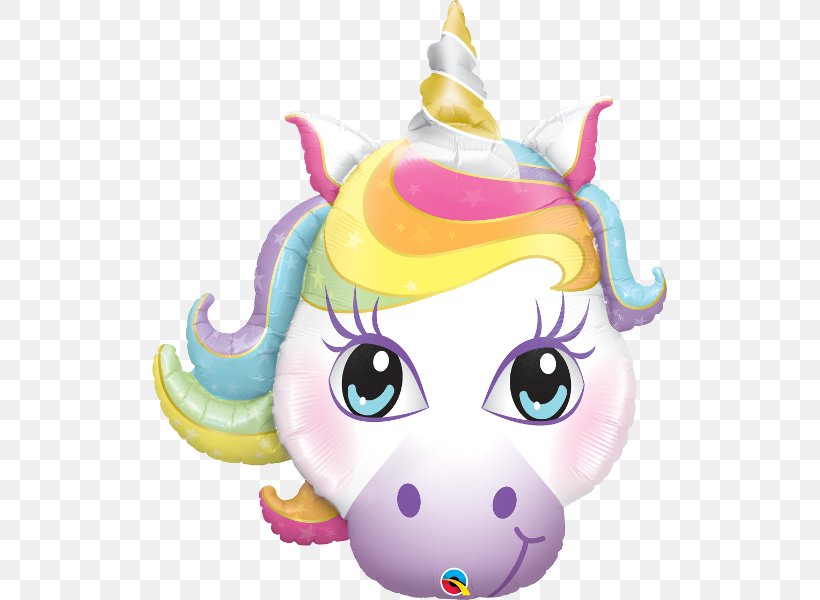 Mylar Balloon Unicorn Party Birthday, PNG, 515x600px, Balloon, Art, Birthday, Bopet, Cartoon Download Free