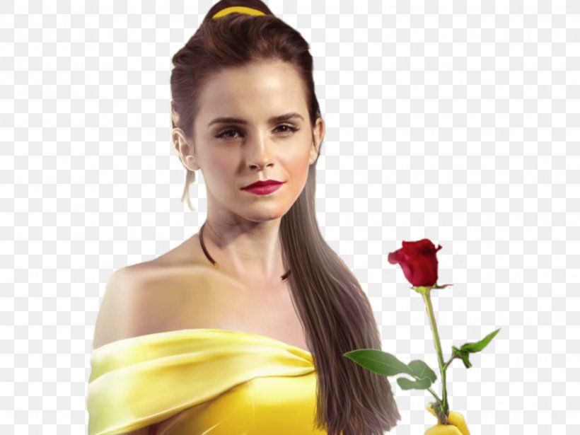 Emma Watson Belle Beauty And The Beast Live Action, PNG, 1627x1221px, Watercolor, Cartoon, Flower, Frame, Heart Download Free