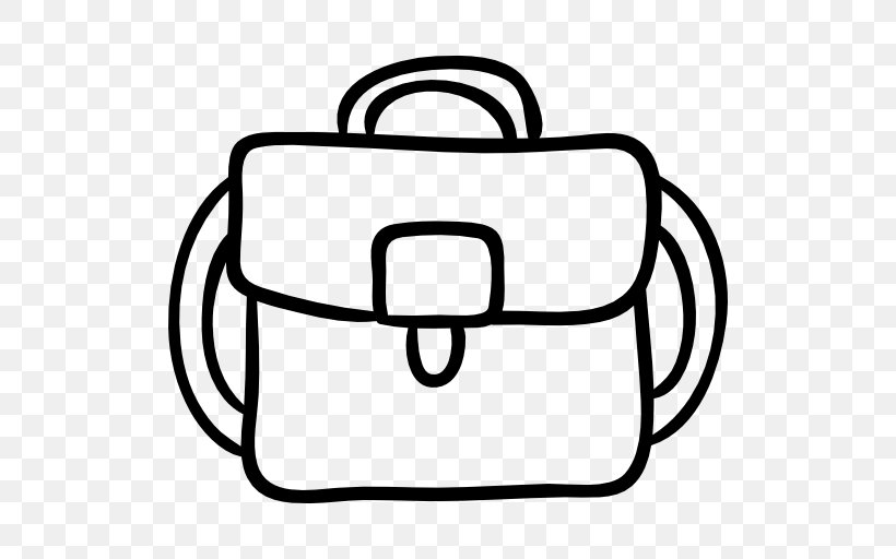 Handbag Briefcase, PNG, 512x512px, Bag, Area, Black, Black And White, Briefcase Download Free