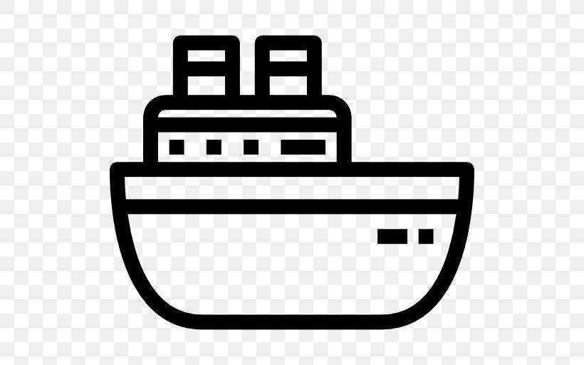 Passenger Ship Transport Logistics Clip Art, PNG, 512x512px, Ship, Area, Black And White, Boat, Brand Download Free