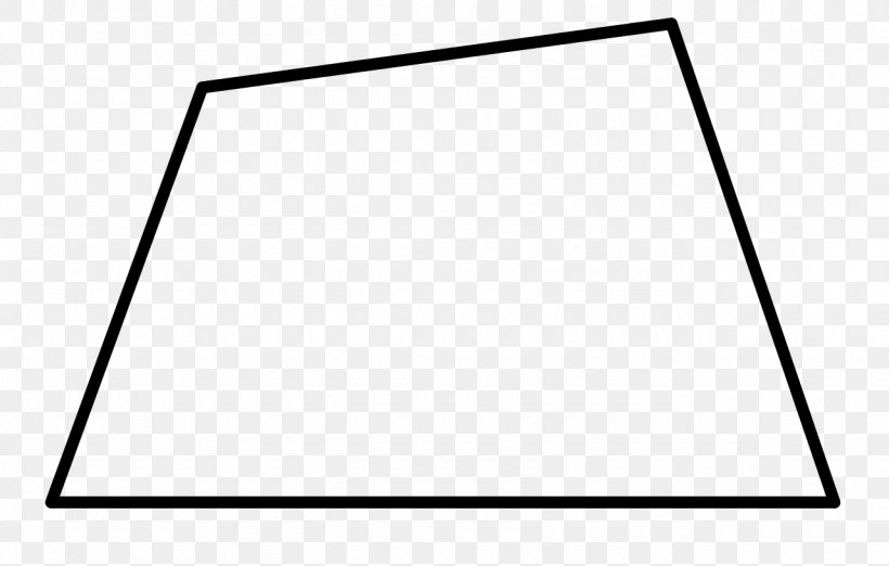 Quadrilateral Rectangle Trapezoid Parallel, PNG, 1280x815px, Quadrilateral, Area, Black, Black And White, Convex Set Download Free