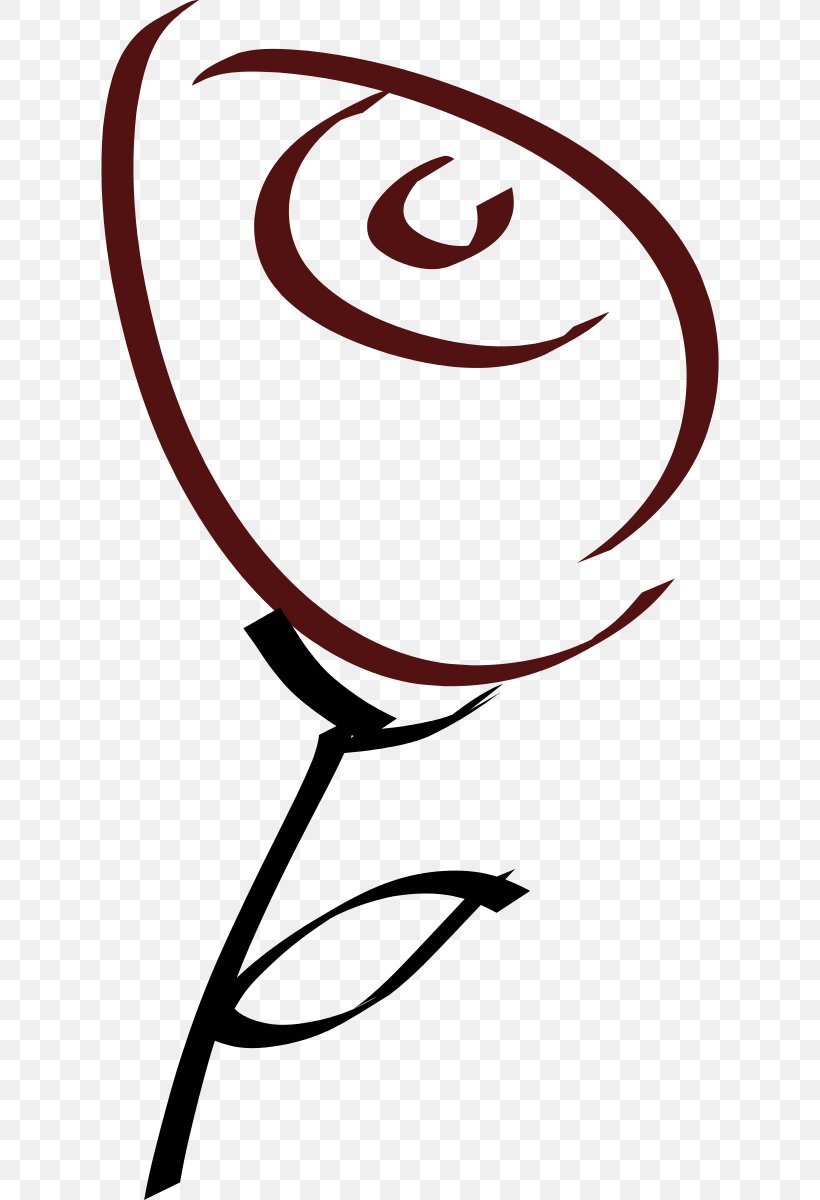 Rose Drawing Clip Art, PNG, 620x1200px, Rose, Animation, Area, Artwork, Black And White Download Free