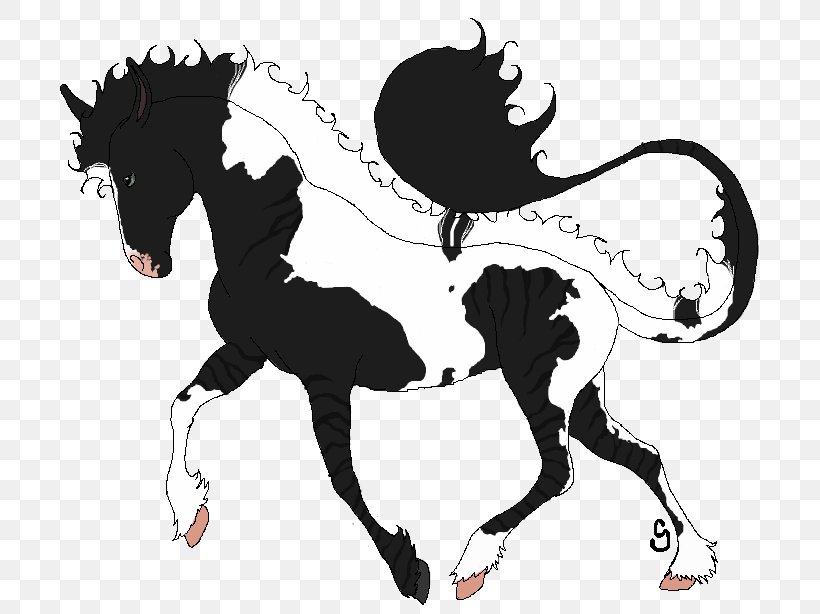 Stallion Mustang Halter Mane Colt, PNG, 715x614px, Stallion, Art, Black And White, Bridle, Cartoon Download Free