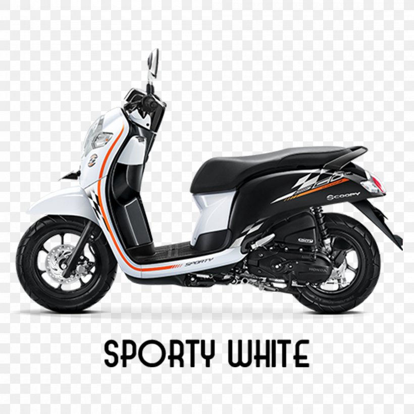 Honda Scoopy Scooter PT Astra Honda Motor Motorcycle, PNG, 2000x2000px, 2017, 2018, Honda, Aircooled Engine, Automotive Design Download Free