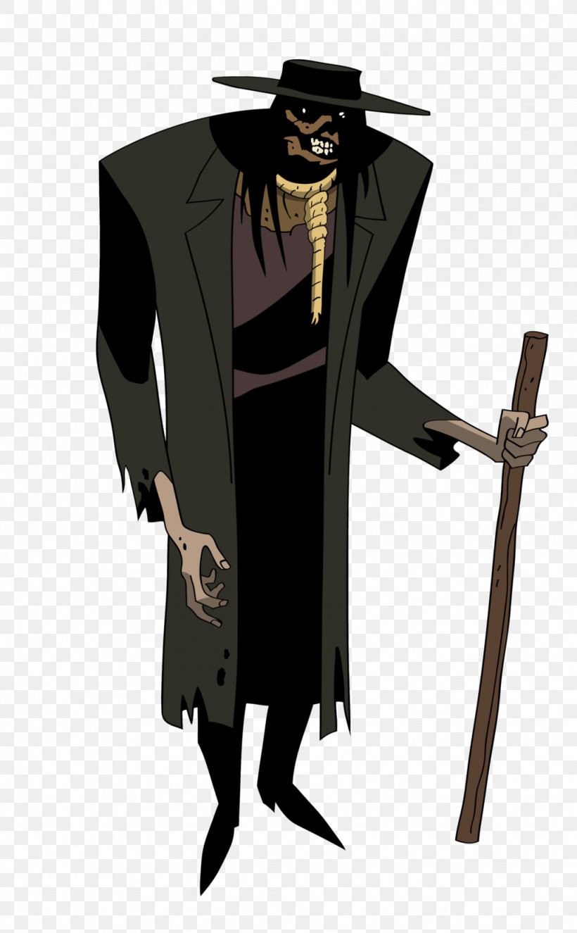 Scarecrow Batman Two-Face Animation DC Animated Universe, PNG, 1024x1655px, Scarecrow, Animated Series, Animation, Batman, Batman Begins Download Free