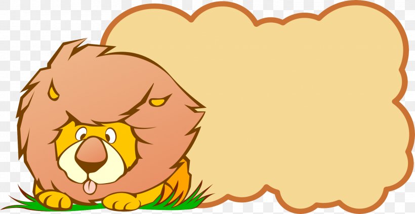 Lion Download Clip Art, PNG, 2058x1062px, Watercolor, Cartoon, Flower, Frame, Heart Download Free