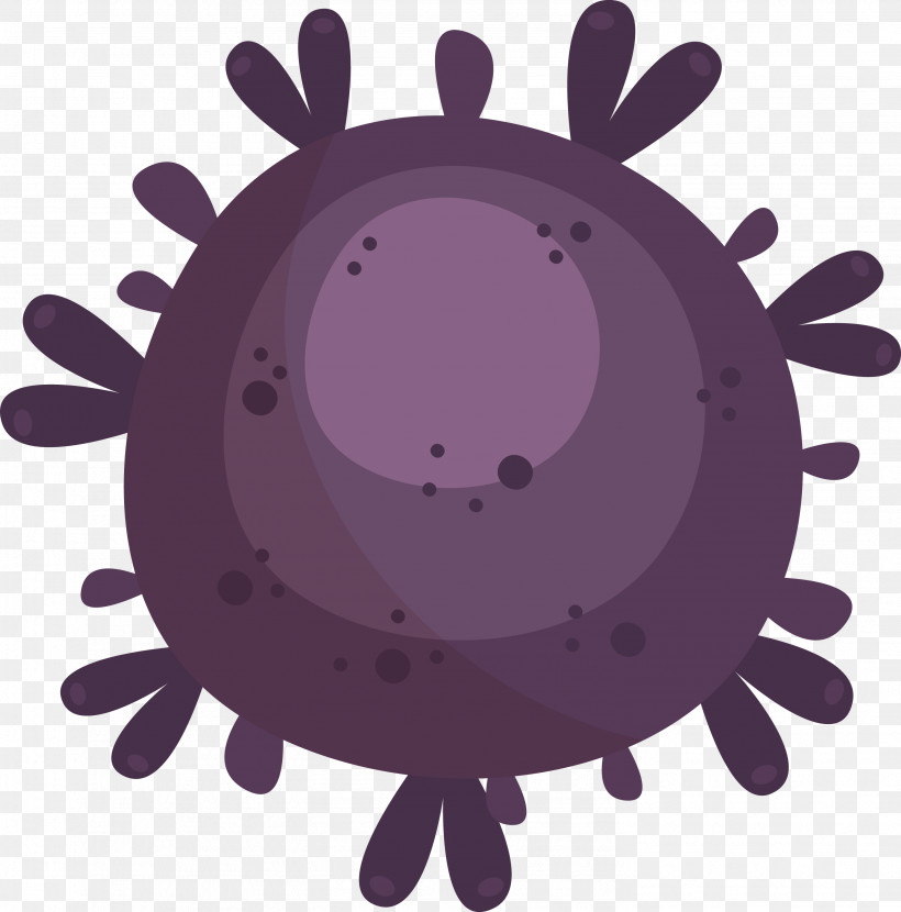 Coronavirus Corona COVID, PNG, 2961x3000px, Coronavirus, Circle, Corona, Covid, Purple Download Free