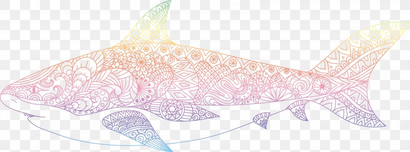 Fish Pattern, PNG, 3173x1179px, Fish, Organism, Pink Download Free
