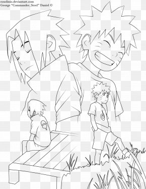 Boruto Uzumaki Line art Naruto Uzumaki Sasuke Uchiha Desenho, esboço da  estrada, ângulo, branco, mão png