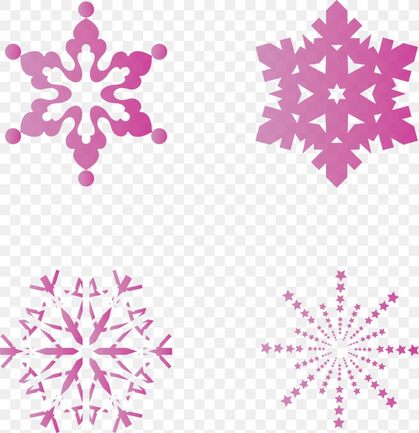 Snowflake Euclidean Vector, PNG, 1158x1195px, Snowflake, Computer Graphics, Floral Design, Flower, Magenta Download Free