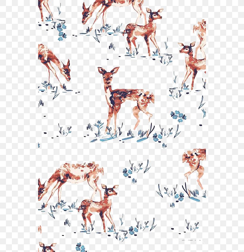 Deer Macintosh MacBook Air Paper Wallpaper, PNG, 564x846px, Deer, Area, Art, Computer, Fictional Character Download Free