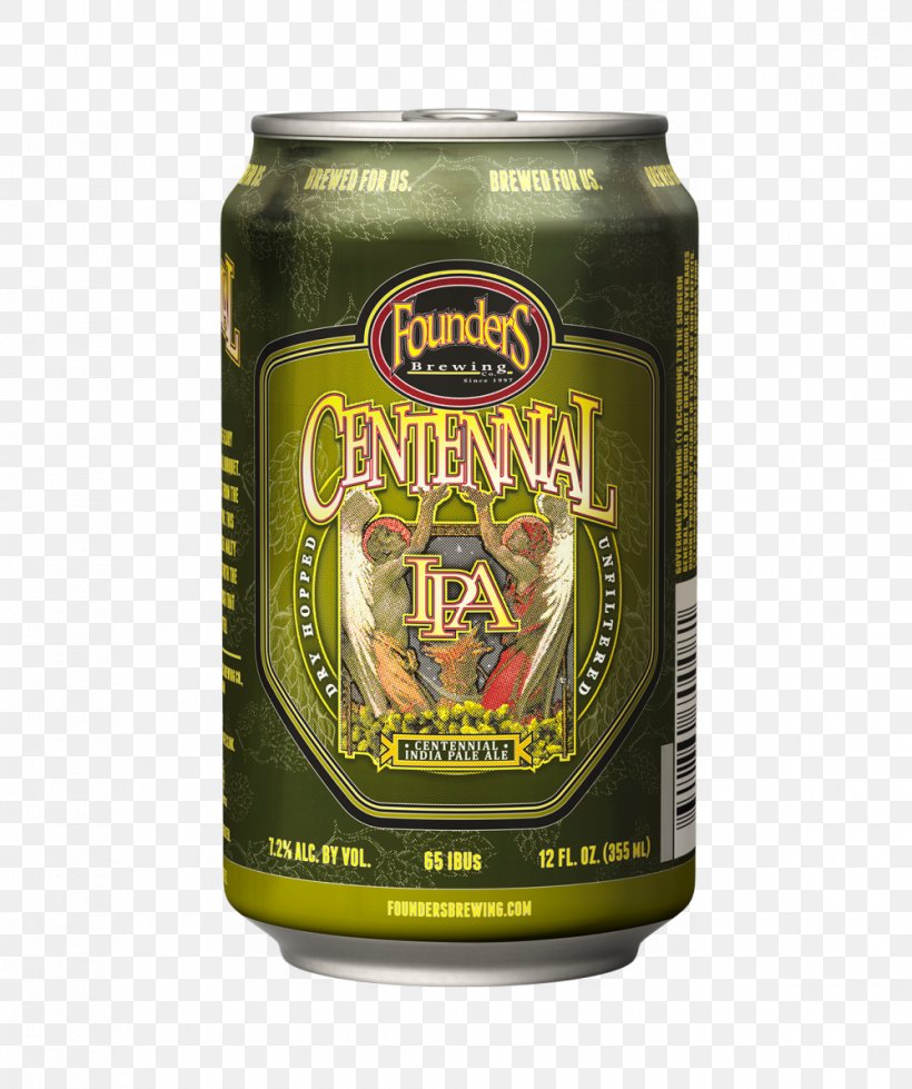 Founders Brewing Company Beer India Pale Ale Founder's Centennial IPA, PNG, 1000x1194px, Founders Brewing Company, Alcoholic Drink, Ale, Beer, Beer Brewing Grains Malts Download Free
