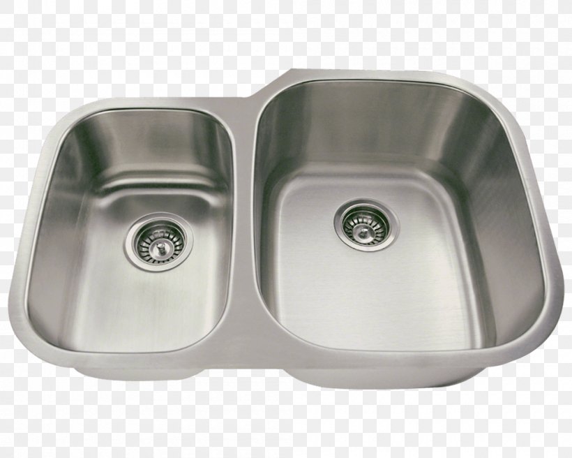 Bowl Sink Stainless Steel Faucet Handles & Controls Brushed Metal, PNG, 1000x800px, Sink, Bathroom, Bathroom Sink, Bowl, Bowl Sink Download Free