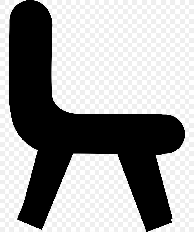 Chair Sitting Clip Art, PNG, 744x981px, Chair, Black, Black And White, Black M, Furniture Download Free