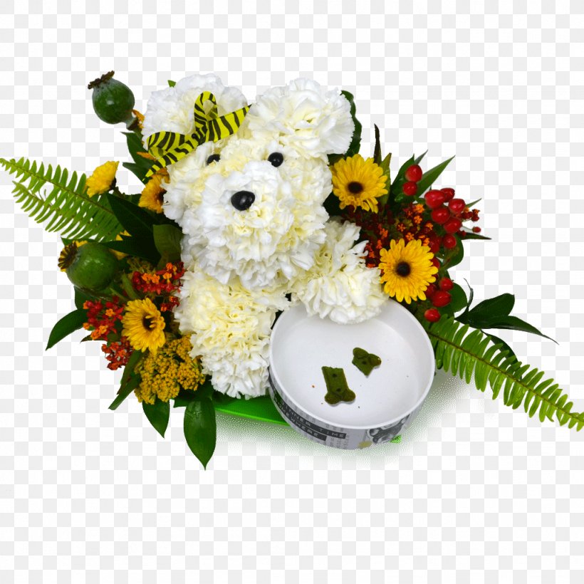 Dog Flower Bouquet Floristry Floral Design, PNG, 1024x1024px, Dog, Chrysanths, Cut Flowers, Daisy, Daisy Family Download Free