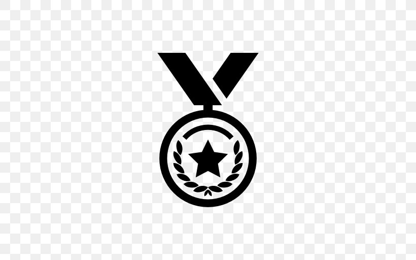 Gold Medal Symbol, PNG, 512x512px, Medal, Award, Black And White, Brand, Emblem Download Free