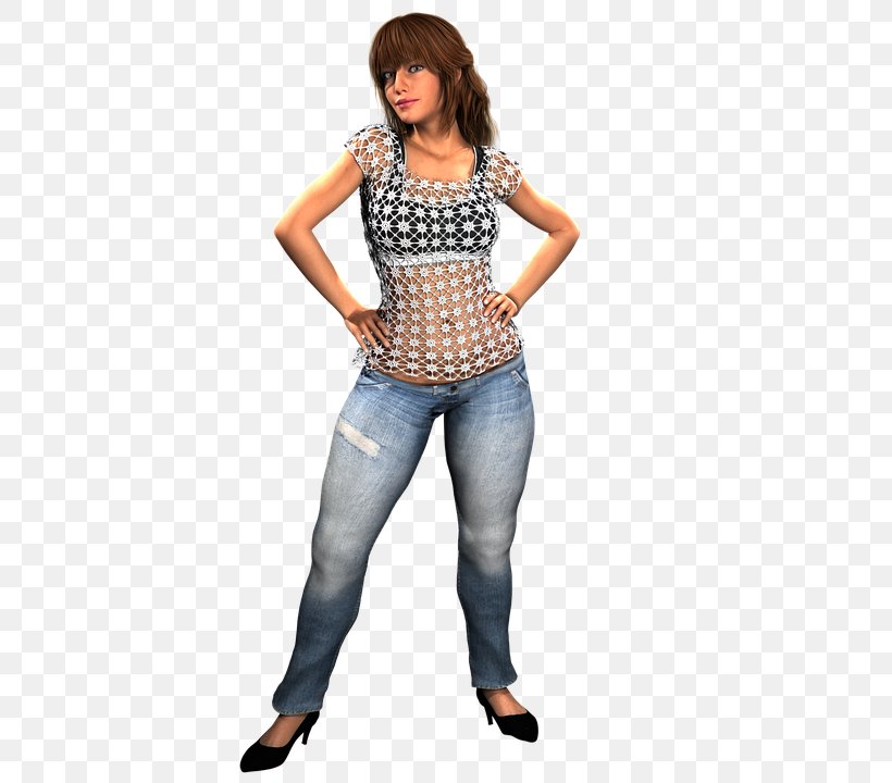 Jeans Female Fashion Clip Art, PNG, 556x720px, Jeans, Birthday, Casual Attire, Clothing, Costume Download Free