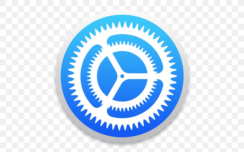 System Preferences MacOS Icon Design, PNG, 512x512px, System Preferences, Apple, Blue, Dock, Electric Blue Download Free