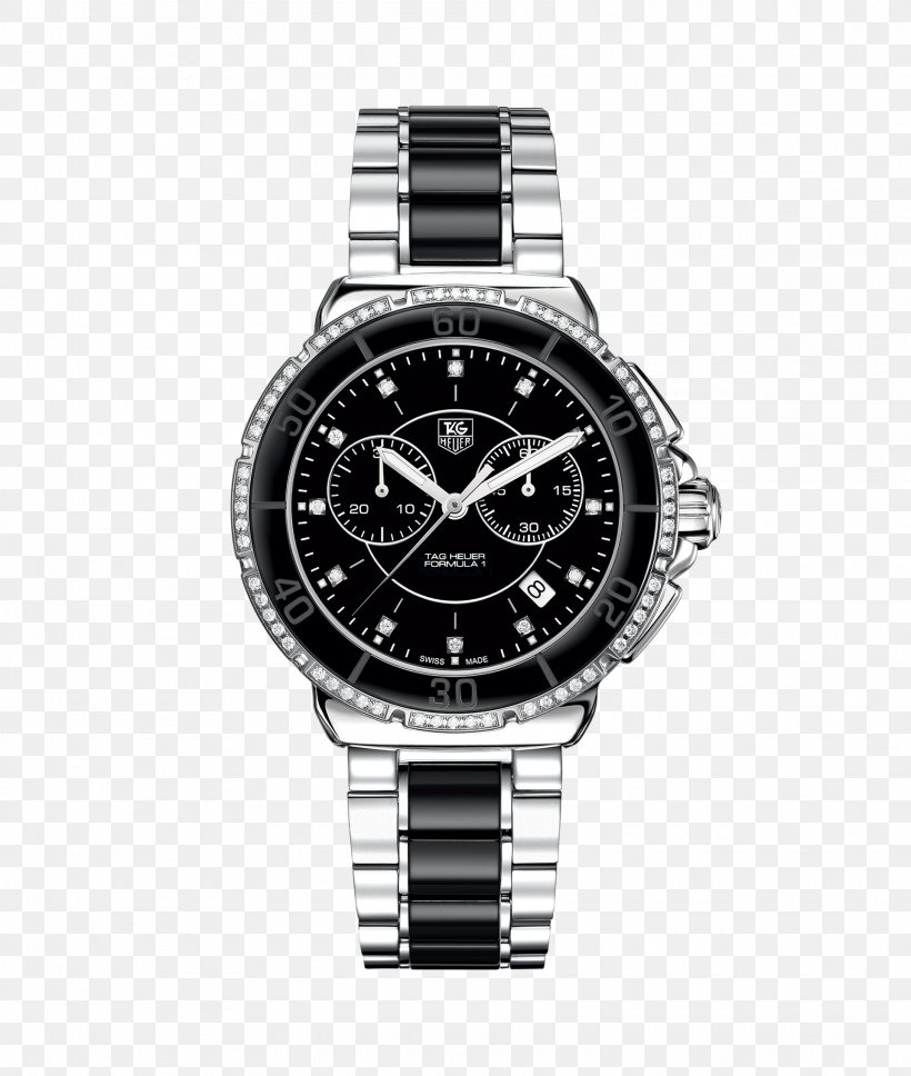 Watch Jewellery TAG Heuer Chronograph Diamond, PNG, 1920x2268px, Watch, Automatic Watch, Black, Brand, Chronograph Download Free