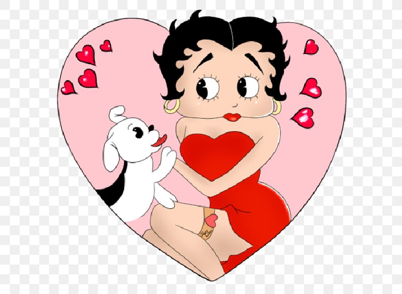 Betty Boop Love Clip Art, PNG, 600x600px, Watercolor, Cartoon, Flower, Frame, Heart Download Free